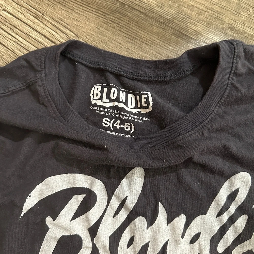 Blondie Graphic Band Tee in Black - Picture 2 of 3